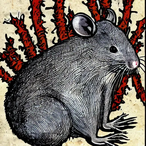 Image similar to rat king