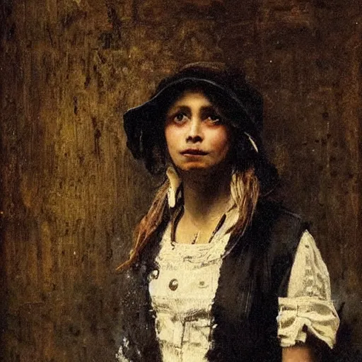 Image similar to surviver by alfred stevens