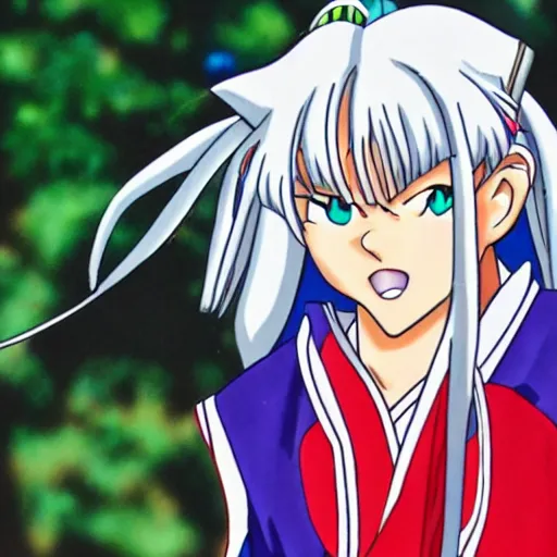 Prompt: sesshoumaru from inuyasha