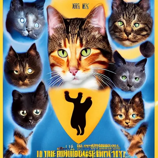 Image similar to cat movie poster