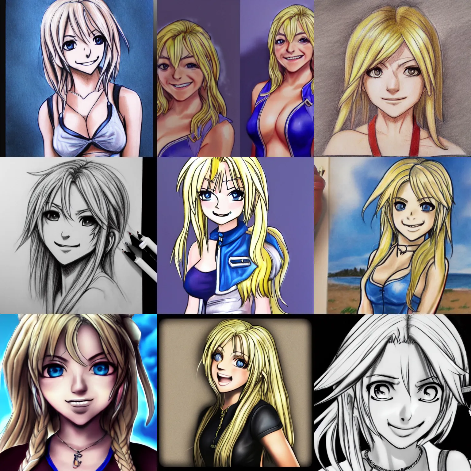 Prompt: a photorealistic drawing of lucy heartfilia