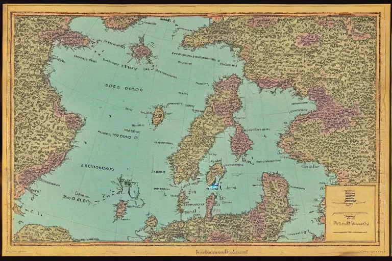 Image similar to Map of a heavenly realm including regional borders and statistics on population for each region, intricately detailed, full color