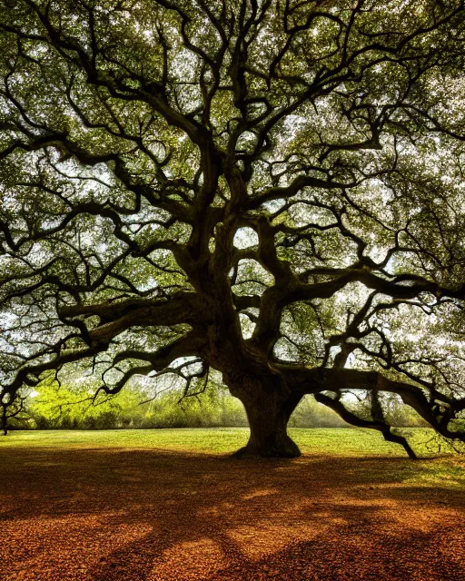 Prompt: english oak tree, nature photography, nature, canon, sony, nikon, olympus, 4 k, hd