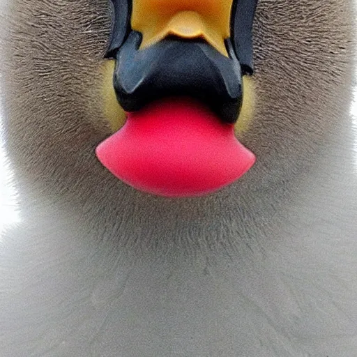 Image similar to duck face