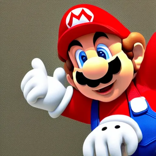 Prompt: mario as an italian plumber in real life, no cgi or cartoon faces, purely human super mario at age 7 0