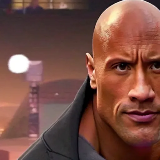 Prompt: dwayne johnson entering entrances of wwe as spiderman