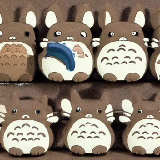 Image similar to totoro as a calico critters