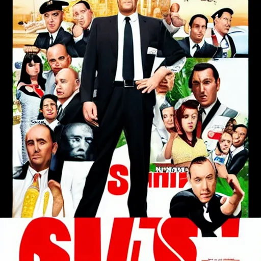 Prompt: OSS 117 movie poster