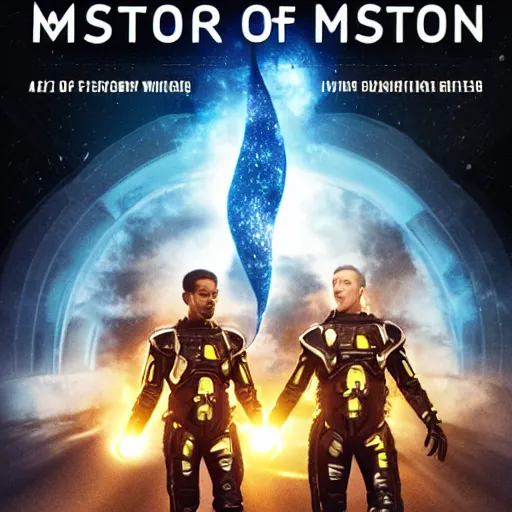 Prompt: a glossy promotional image for the upcoming epic sci-fi movie 'Masters of Orion'