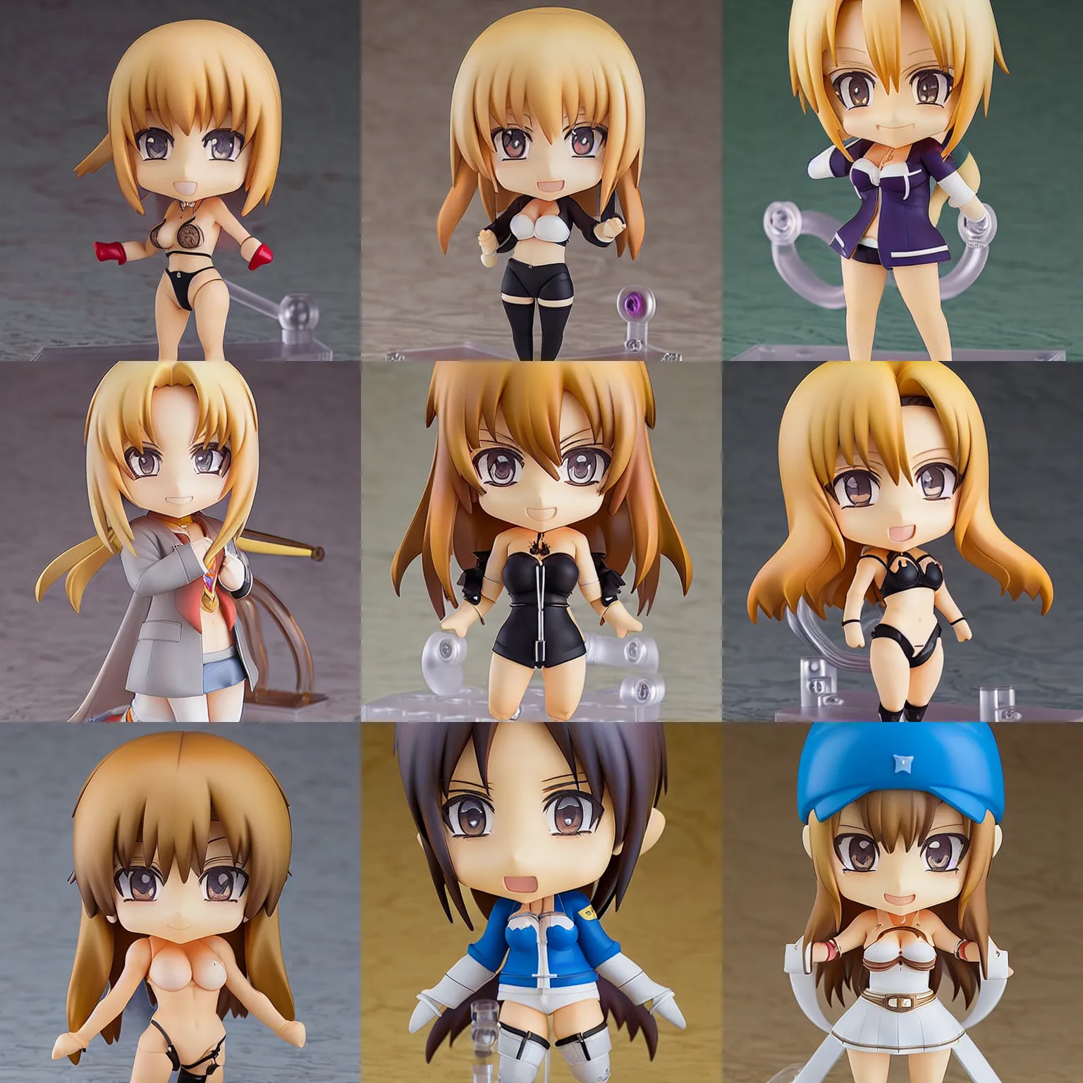 Prompt: An anime Nendoroid of Nicole Aniston, figurine, detailed product photo