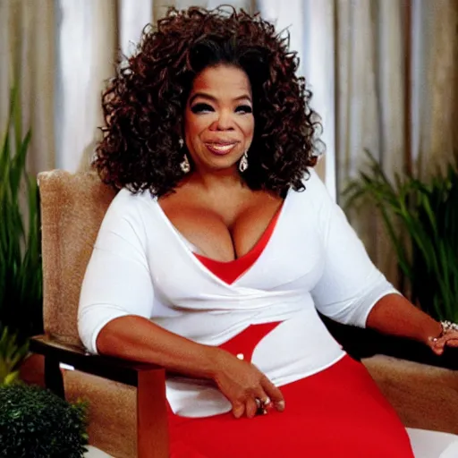 Prompt: Oprah Winfrey as the Empress of the entire earth