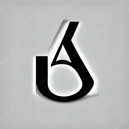 Image similar to monospace letter 'A' on clean black background