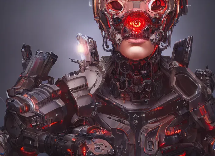 Prompt: high intricate portrait of a cyborg hellhound, maria panfilova, andrea savchenko, mike kime, ludovic plouffe, qi sheng luo, oliver cook, makoto shinkai, trending on artstation