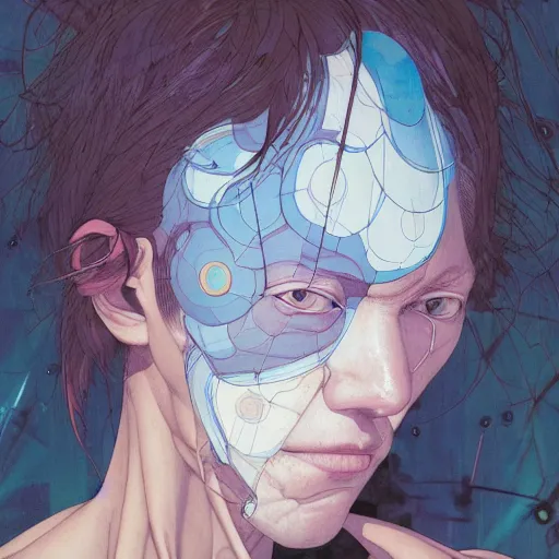 Image similar to citizen portrait soft light painted by james jean and katsuhiro otomo and erik jones, inspired by ghost in the shell anime, smooth face feature, intricate oil painting, high detail illustration, sharp high detail, manga and anime 1 9 9 9