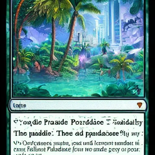 Image similar to the forbidden paradise