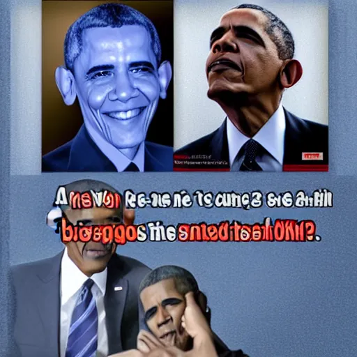 Image similar to evil obama