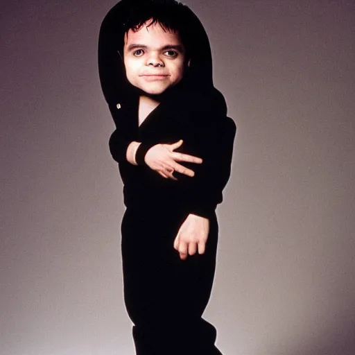 Image similar to fashion photo of ralph macchio as a midget