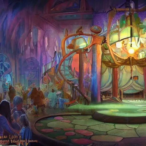 Disneyworld Concept Art, Moments Within A Highly - 