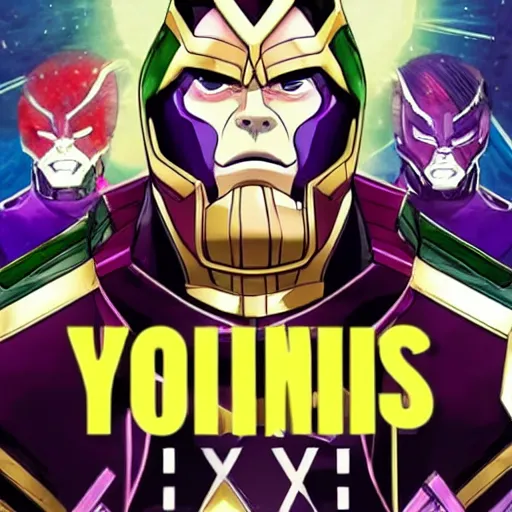 Image similar to yoimiya as Thanos
