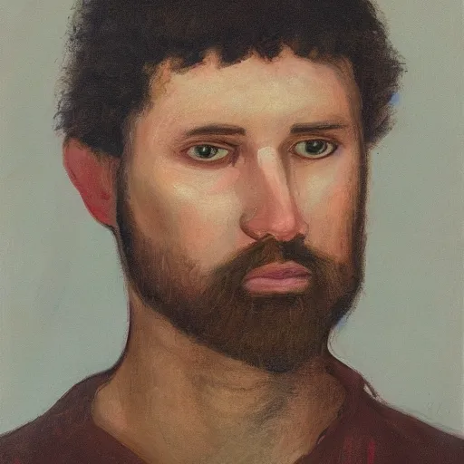 Prompt: portrait of a man, his name is jori