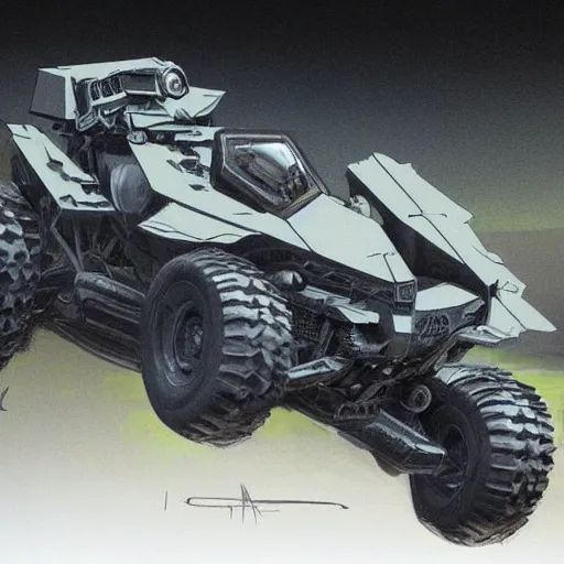 Image similar to concept art blueprint halo new atv vehicles by james cameron