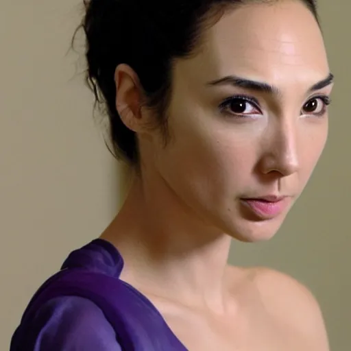 Image similar to japanese eyes, african nose gal gadot