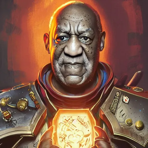 Image similar to Bill Cosby as the emperor of humanity from warhammer 40k made by stanly artgerm lau, wlop, rossdraws, james jean, andrei riabovitchev ,marc simonetti