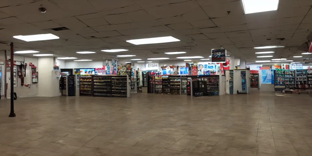 Prompt: empty store after hours