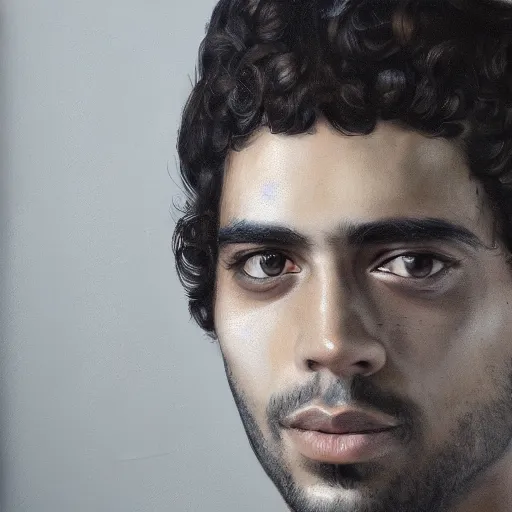 Prompt: omer adam portrait, photorealistic