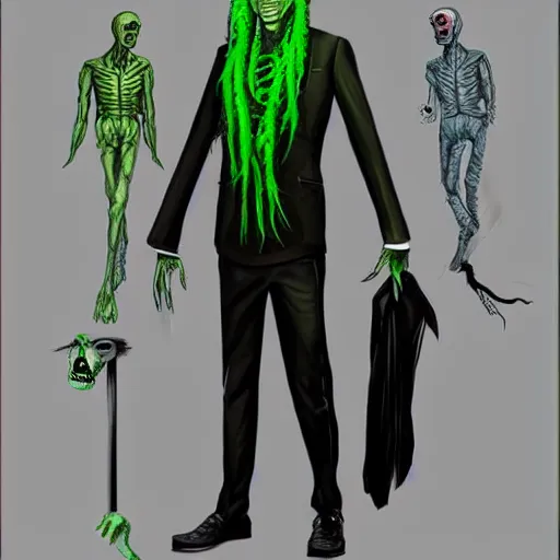 Prompt: full body concept art of a Dread Re-animator trending on artstation deviantart Pinterest detailed High Resolution HD 8k