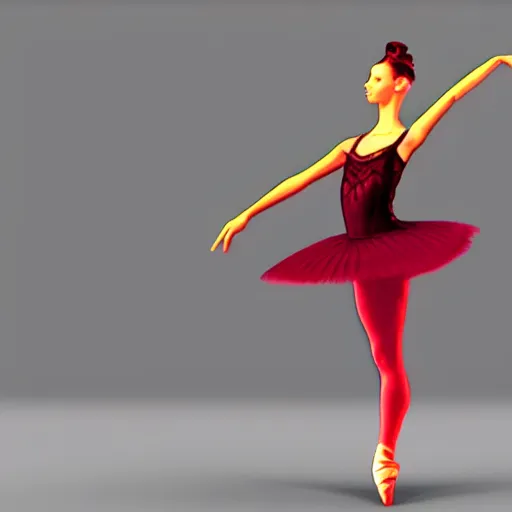 Image similar to josef prusa 3 d printer as a ballerina