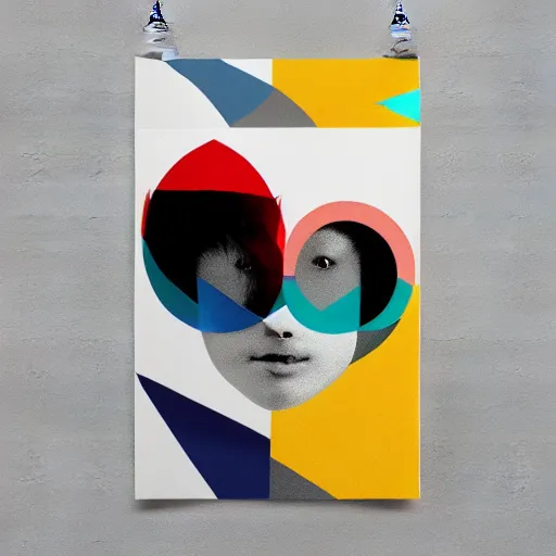 Image similar to a poster design by wang 2 mu, behance,