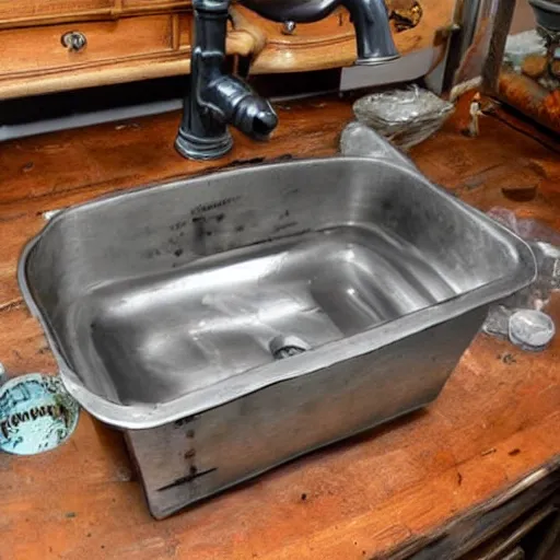 Image similar to Steampunk sink