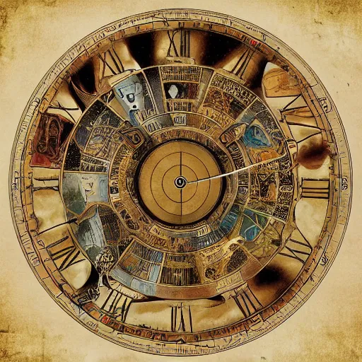 Image similar to a drawind of time machine by da vinci