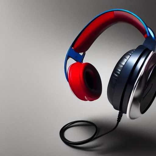 Image similar to Concept art of a headphone with Ferrari style, Photography, 4k, Super-Resolution, RGB, product pic