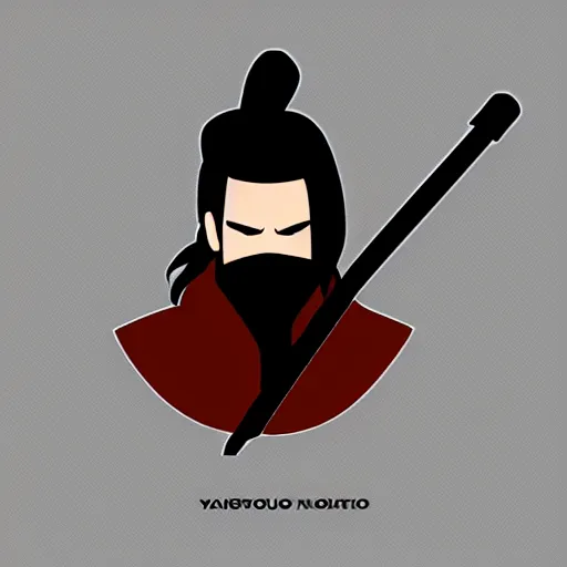 Image similar to yasuo vector, icon, high res, colour,