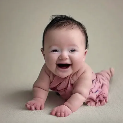 Prompt: just a photo of a normal baby. nothing untoward or sinister about it, they're just entirely normal and uninteresting. nothing weird or spooky or anything like that. i dunno, the baby could be laughing or that but that's about the only thing interesting to that photo. please, stable diffusion, i'm begging. uhd high def