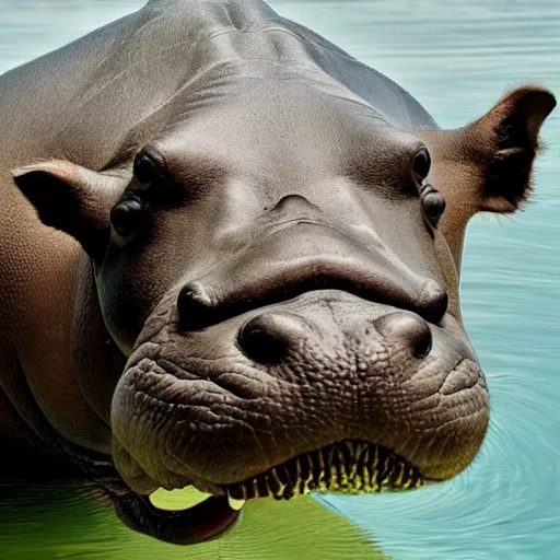 Image similar to a hippo made from a hippocampus