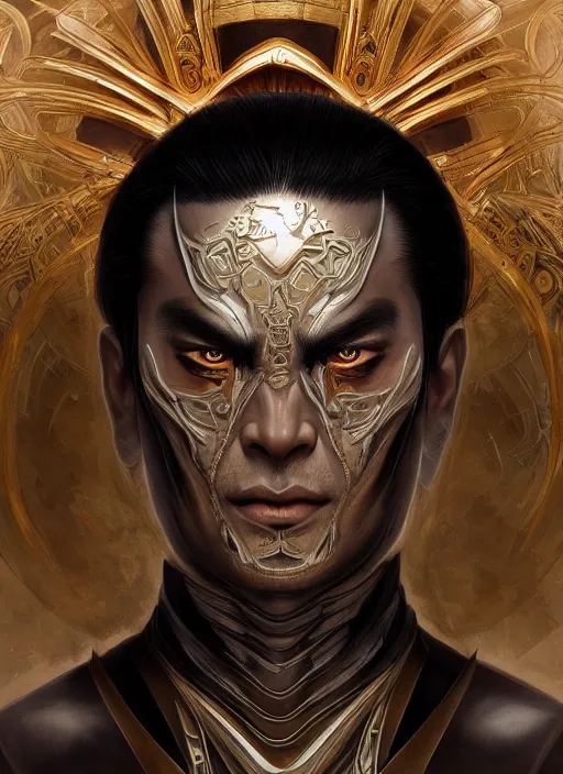 Shang Tsung Portrait Art - Mortal Kombat Art Gallery