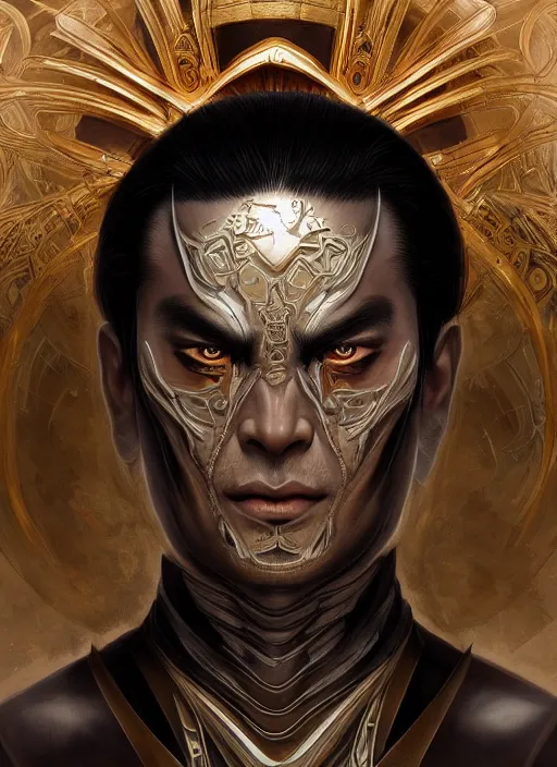 Shang Tsung artwork is available to view for free without searching the  krypt. He has the black makeup around his eyes like in MK3 in this one :  r/MortalKombat