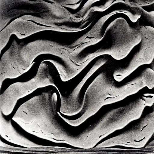 Image similar to Materiel love, claymation, by Lucien Clergue