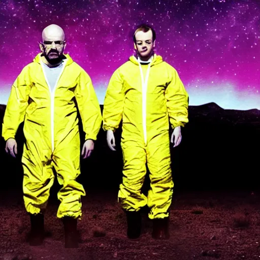 Image similar to breaking bad in space