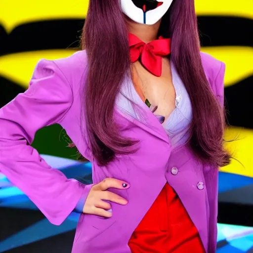 Image similar to ariana grande as a joker