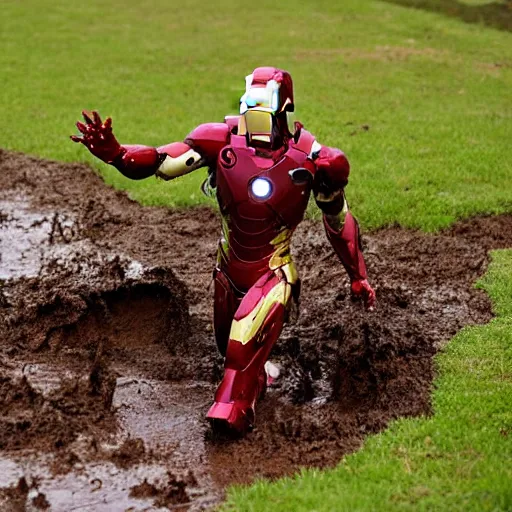 Image similar to ironman play in mud