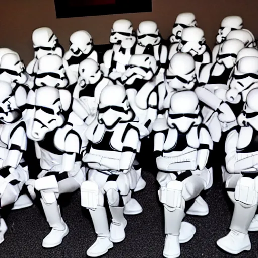 Image similar to storm troopers on the muppet show