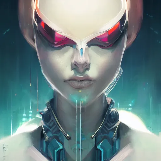 Image similar to portrait, cyberpunk concept art by pete mohrbacher and artgerm and wlop and greg rutkowski and deathburger, digital art, highly detailed, intricate, sci-fi, sharp focus, Trending on Artstation HQ, deviantart, unreal engine 5, 4K UHD image