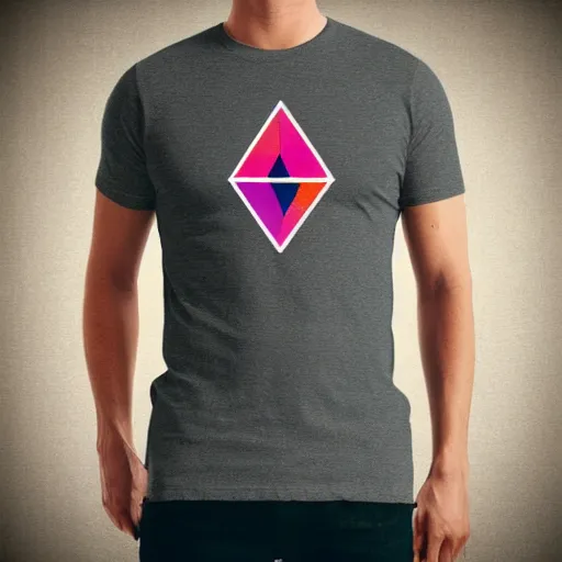 Prompt: a t - shirt design that says echo alternative and has a triangle. alternative rock style. music.