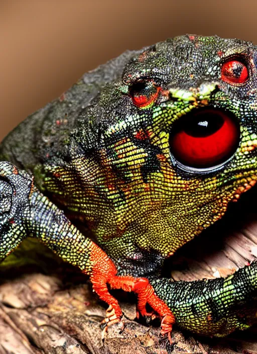Prompt: hyper realistic terror photo Doom horror furious glowing red eyes biden insect lizard