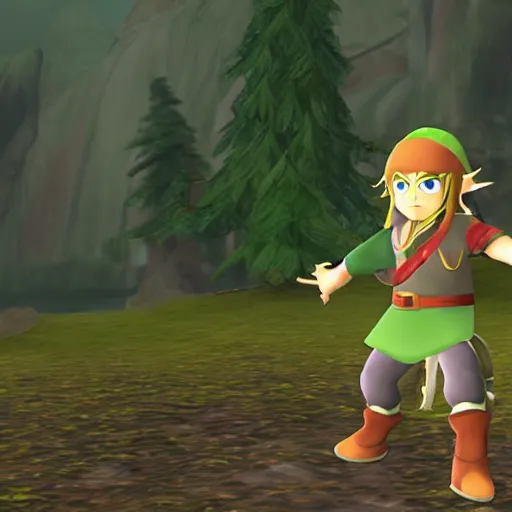 Prompt: the legend of lonk