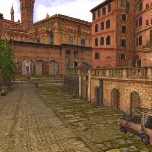 Image similar to the city of Bologna featured in Elder Scrolls IV Oblivion